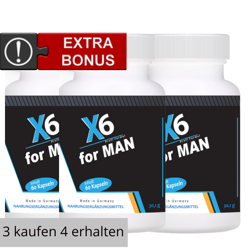 X6 for Man - Rabatt